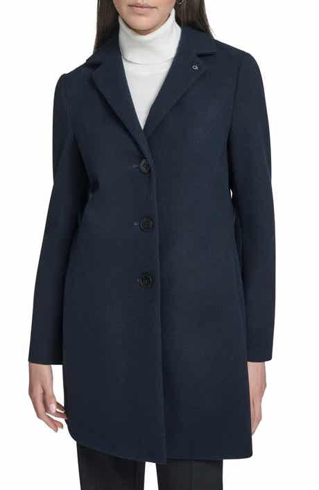 Calvin Klein Classic Notch Lapel Coat