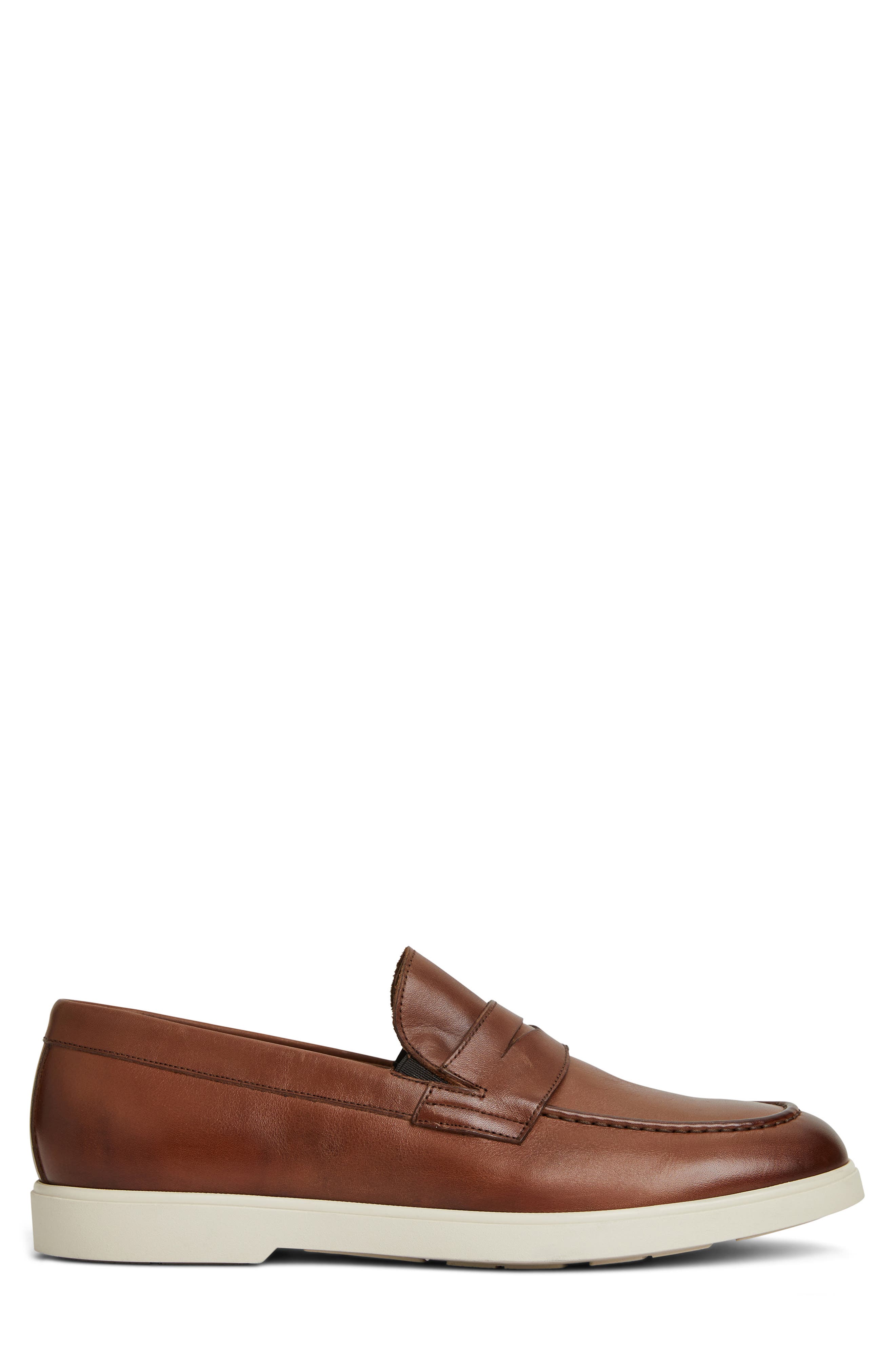Bruno Magli Ettore Penny Loafer, Alternate, color, Cognac