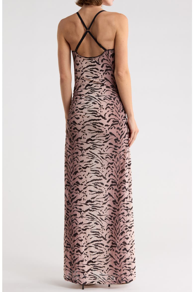 Concrete Jungle Maxi Slipdress, Alternate, color, COCOA COMBO