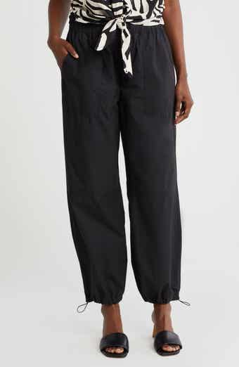 Sanctuary Cotton Poplin Paperbag Trouser Pants