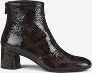 AGL Olga Patent Leather Ankle Boot with Heel