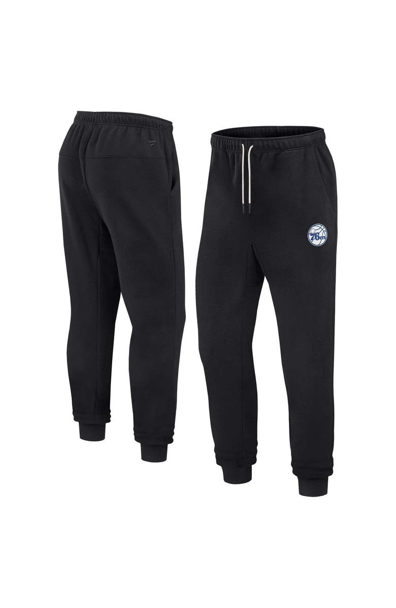 Fanatics Signature Unisex Fanatics Signature Black Philadelphia 76ers Elements Super Soft Fleece Jogger, Alternate, color, Black