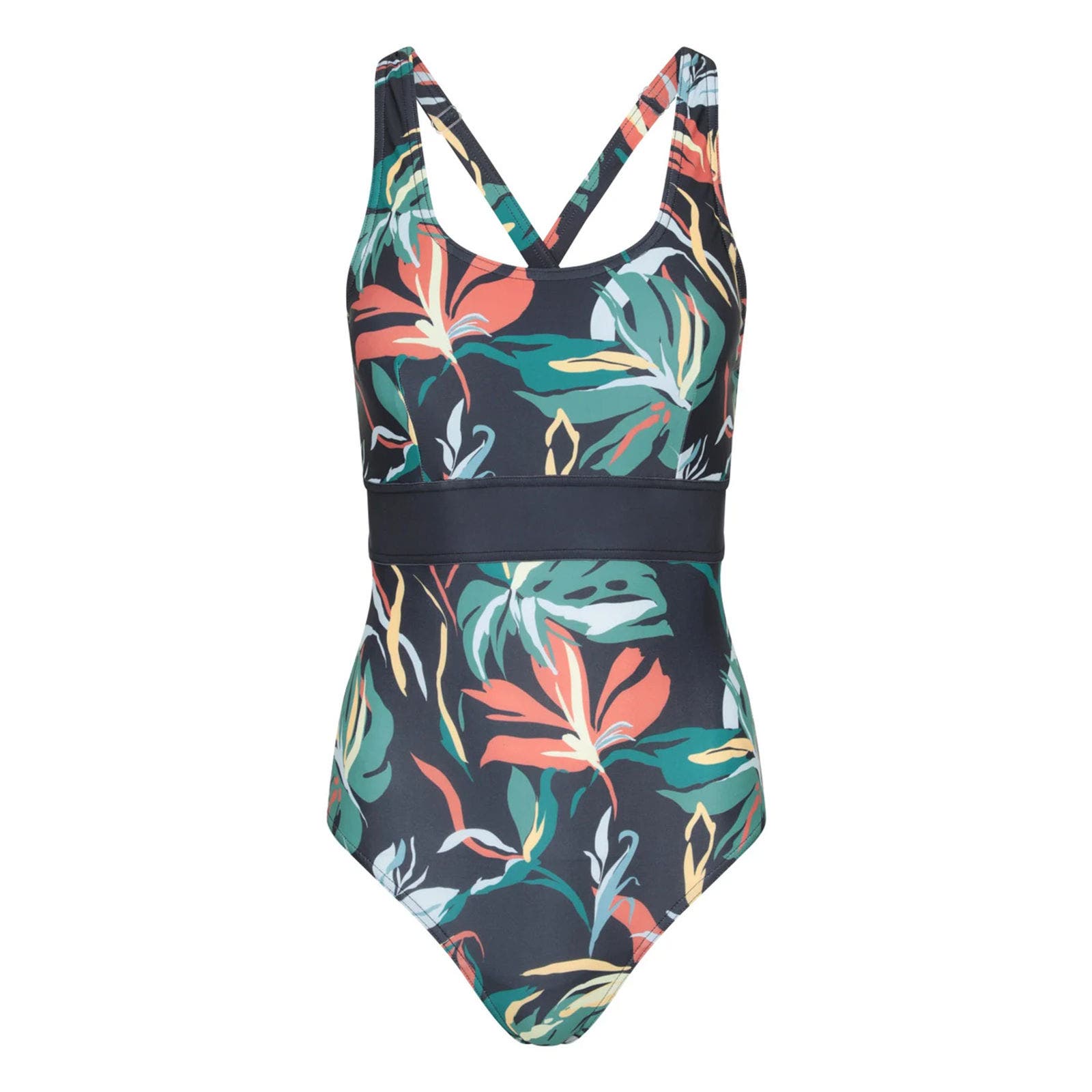 Mountain Warehouse Womens/ladies Yamba Flowers One Piece Swimsuit Swim In Multi