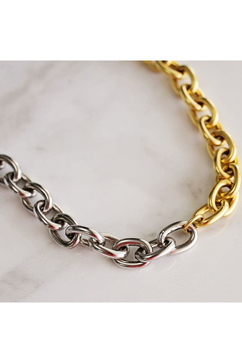 Blair Necklace, Alternate, color, Gold / Silver