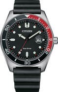 Citizen Marine Eco-Drive Rubber Strap Diving Watch, 43mm