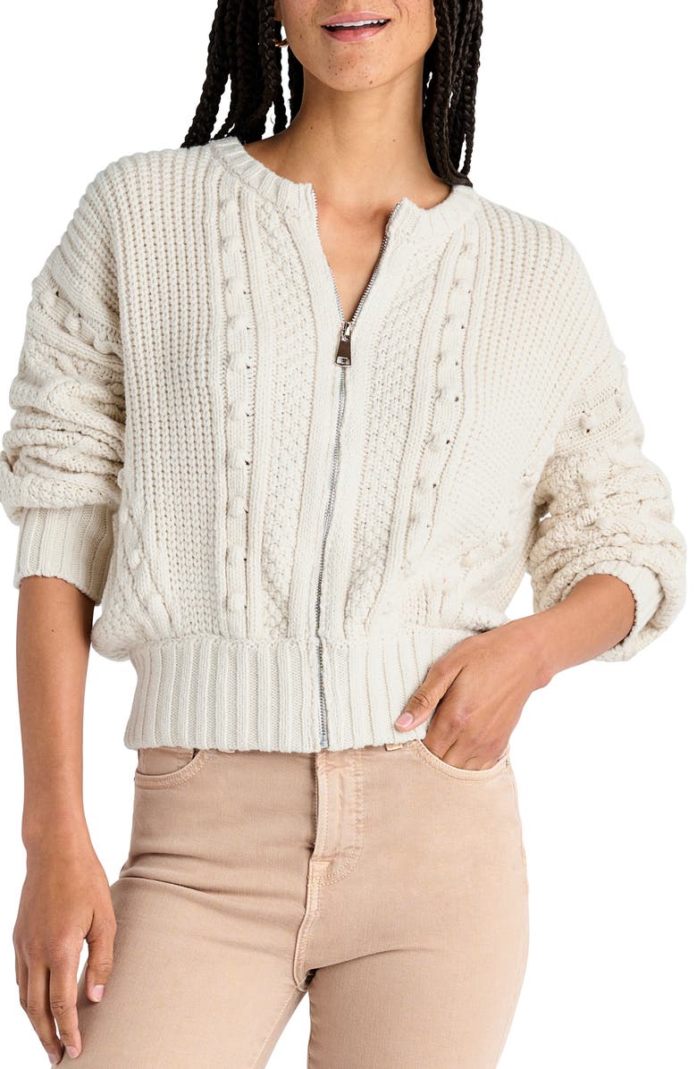 Splendid Katie Zip-Up Cardigan, Main, color,