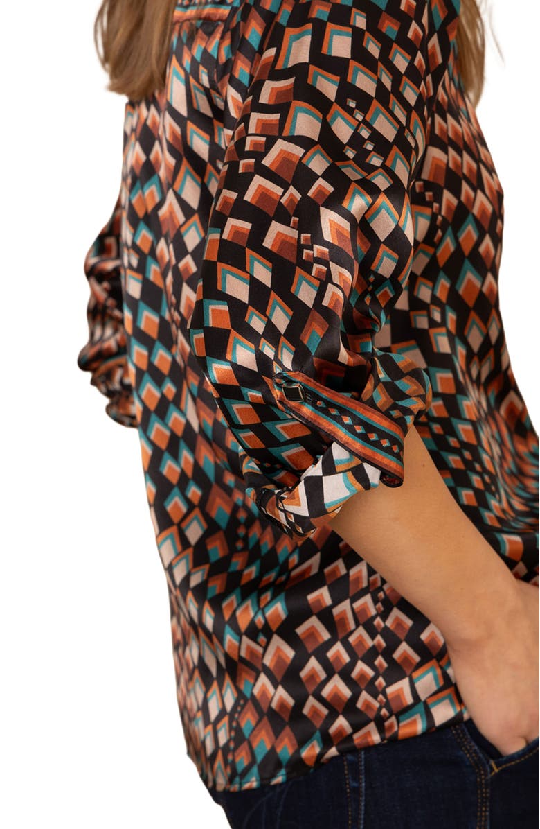 Hale Bob Vada Silk Top, Alternate, color, 