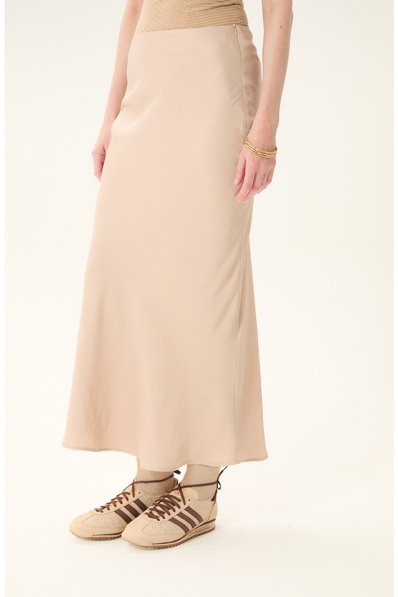 Madeira Maxi Skirt, Alternate, color, BEIGE