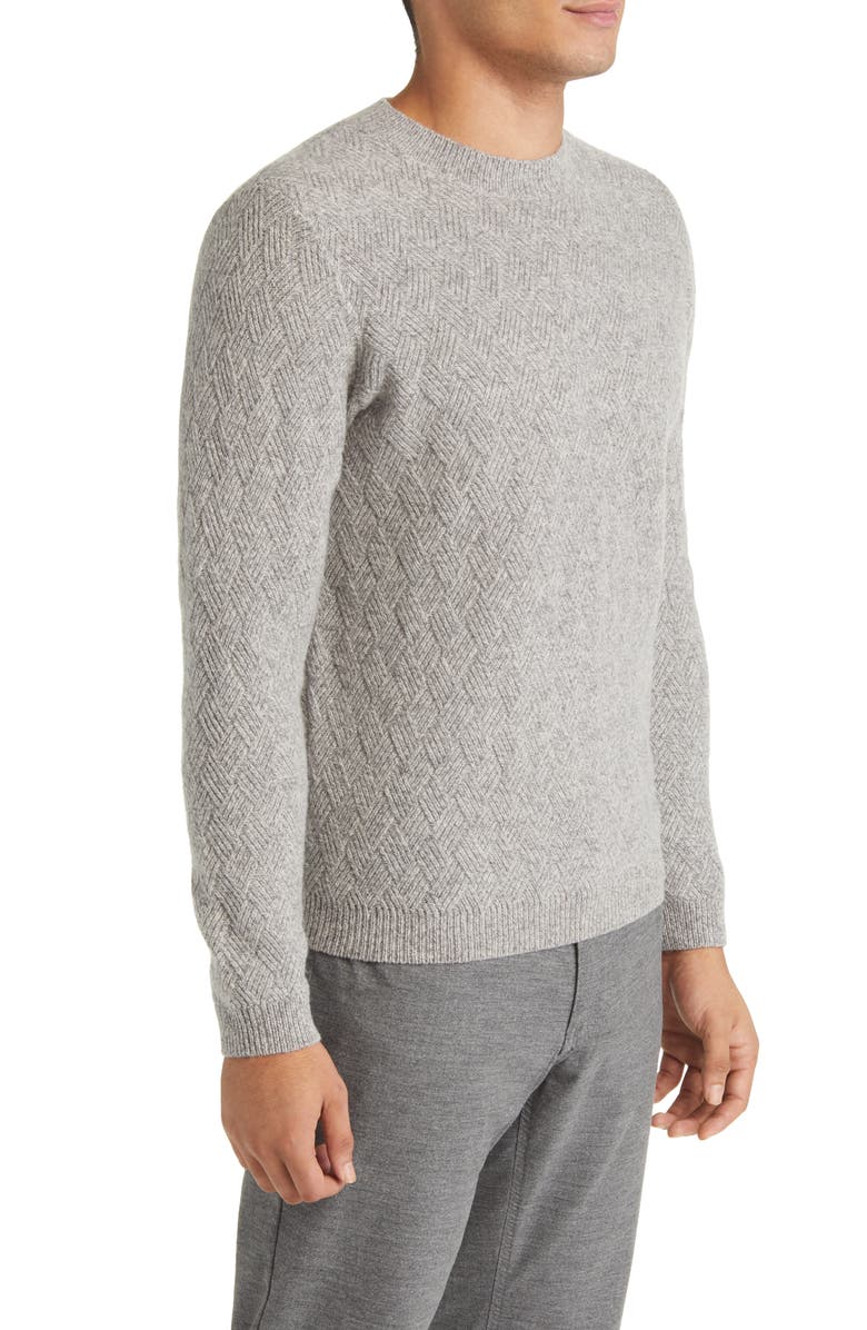 Brax Rick Lambswool Blend Crewneck Sweater, Alternate, color, 