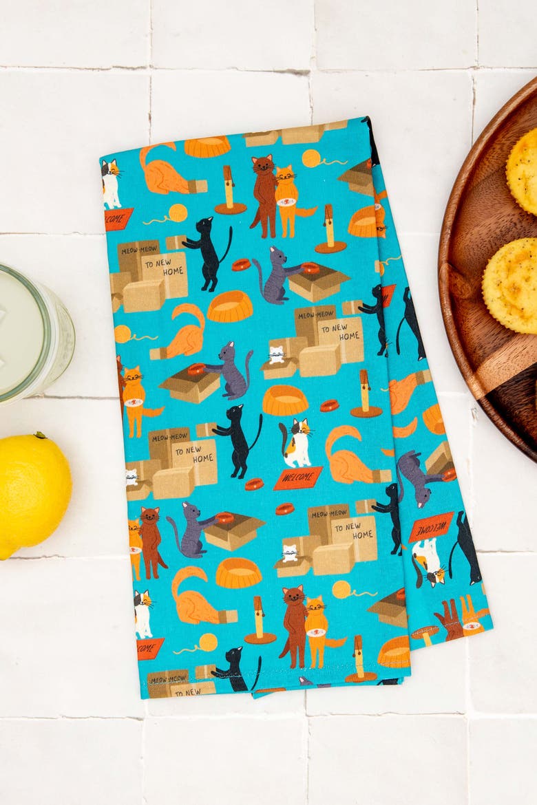 Dog & Cat Kitchen Towels, Alternate, color, Home Sweet Home
