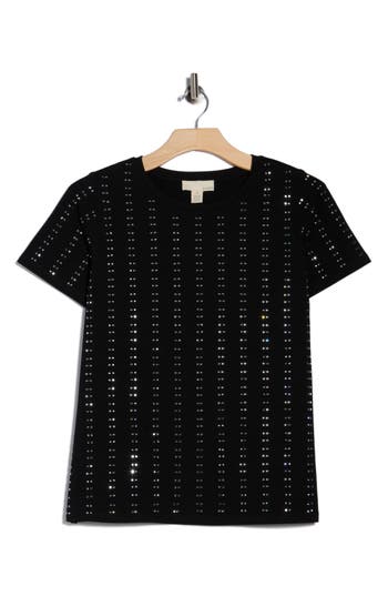By Design Jaima Embellished T-shirt In Black