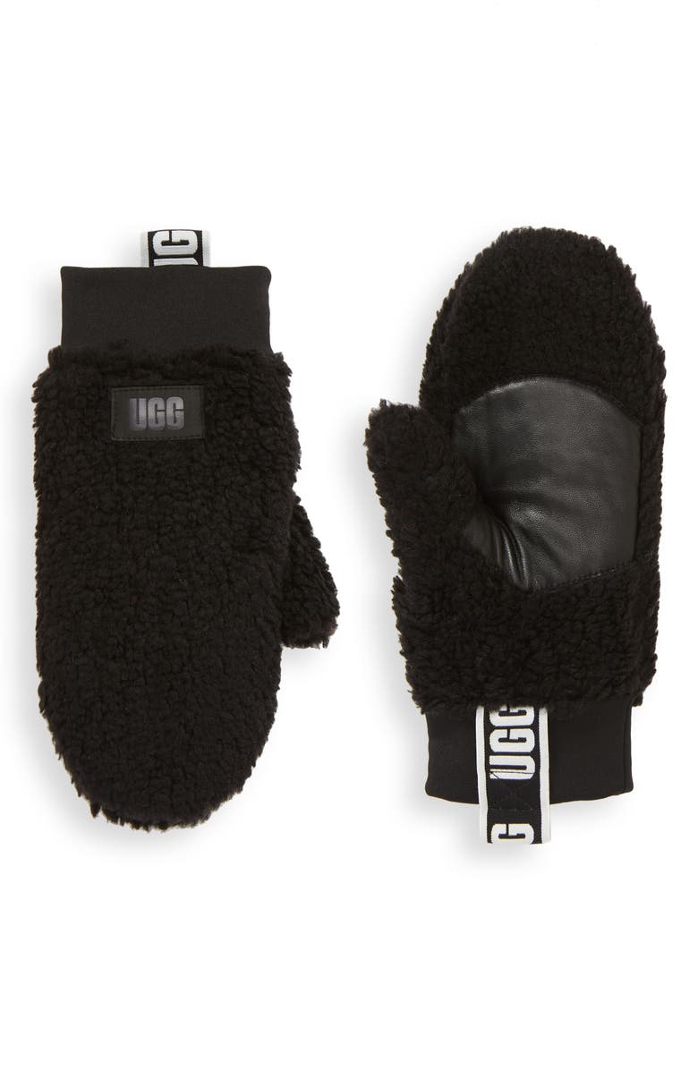UGG<sup>®</sup> Fleece Mittens, Main, color,