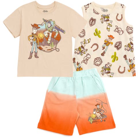 Pixar T-Shirt Tank Top and Shorts Set
