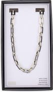 NORDSTROM RACK Stainless Steel Smooth Link Necklace