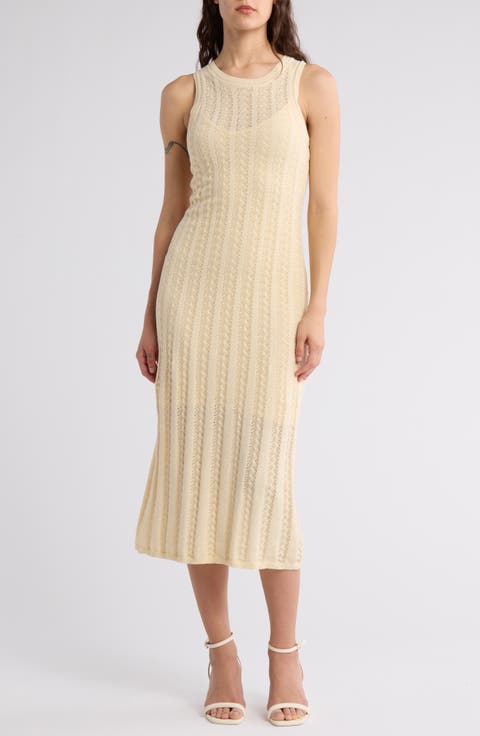 Seda Open Stitch Sweater Dress