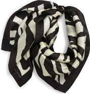 Rebecca Minkoff Zebra Stripe Square Silk