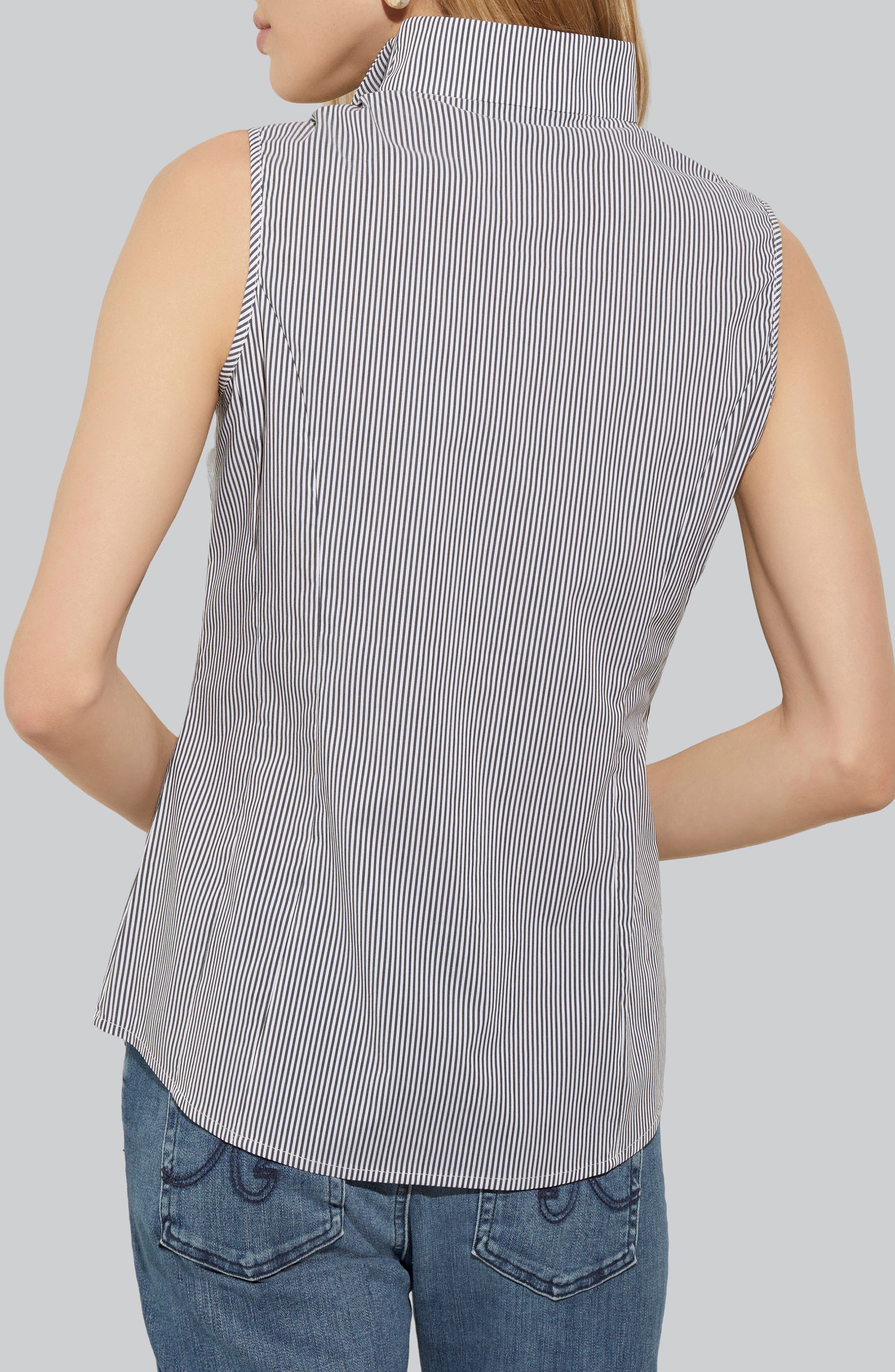 Sleeveless Cotton Blend Top - image 2