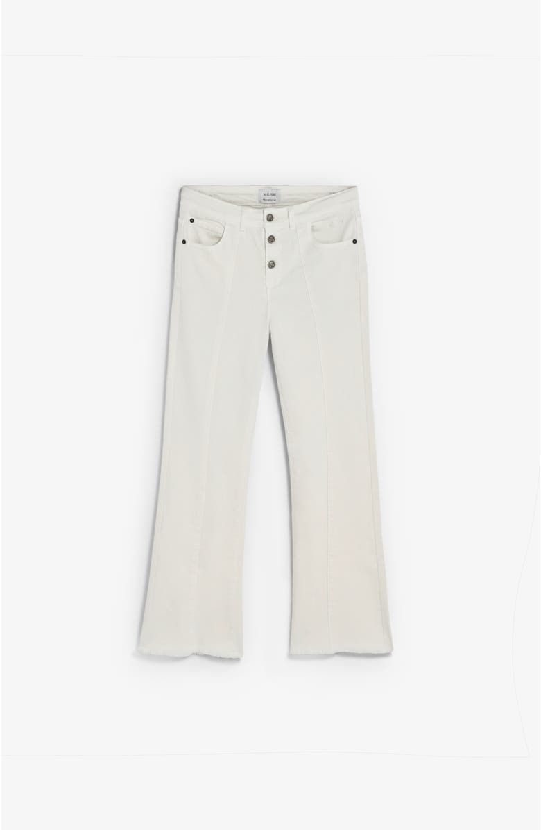 Scalpers Basic Flare Pants Girls, Main, color, Offwhite