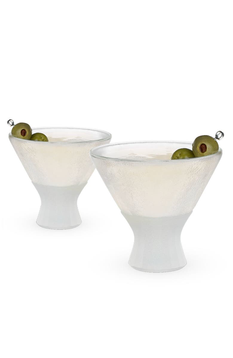 HOST Glass FREEZE Martini Cooling Cup Set of 2, Main, color,