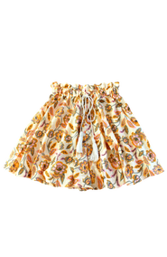 BRUNNA.CO Sekar Floral Skort | High-Waisted Cotton Skirt Shorts