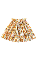 BRUNNA.CO Sekar Floral Skort | High-Waisted Cotton Skirt Shorts