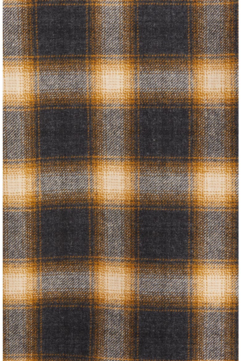 Boulder Plaid Water Resistant Wool Blend Shirt Jacket, Alternate, color, CHARCOAL CAMEL PLAID