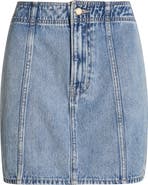 Veronica Beard Marquita Denim Miniskirt