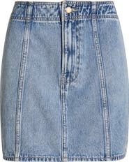Veronica Beard Marquita Denim Miniskirt