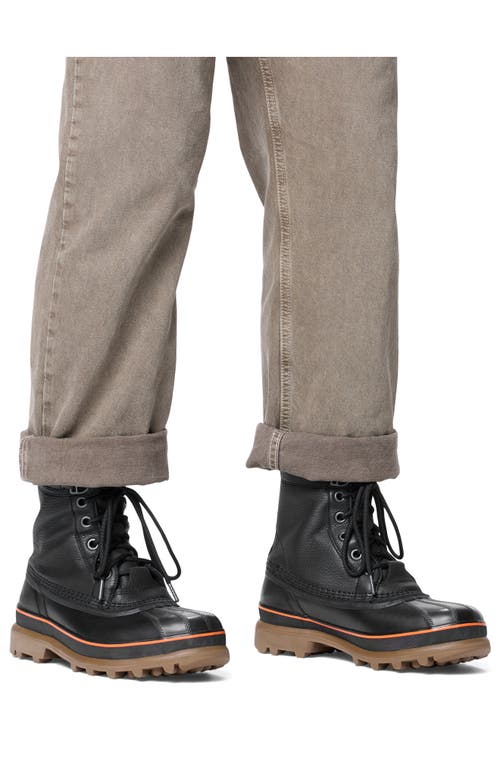 Sorel Caribou Royal Waterproof Boot In Black/black