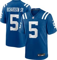 Nike Men's Nike Anthony Richardson Sr.  Royal Indianapolis Colts Team Game Jersey
