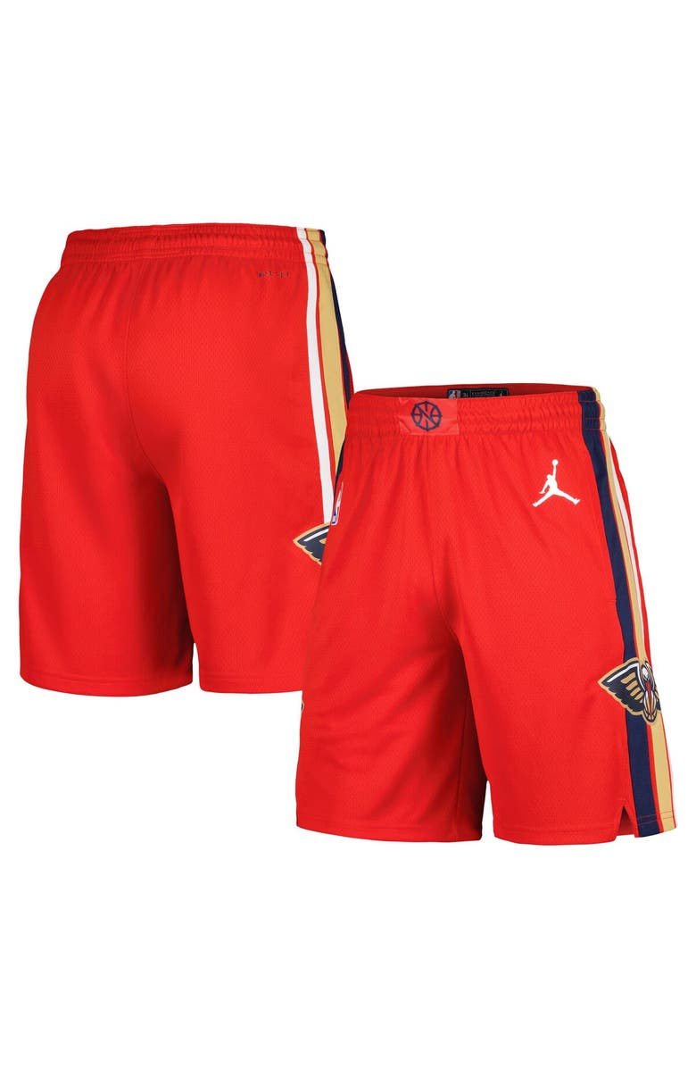 Jordan Brand Men's Jordan Brand Red New Orleans Pelicans Statement Edition Swingman Shorts, Main, color, Red