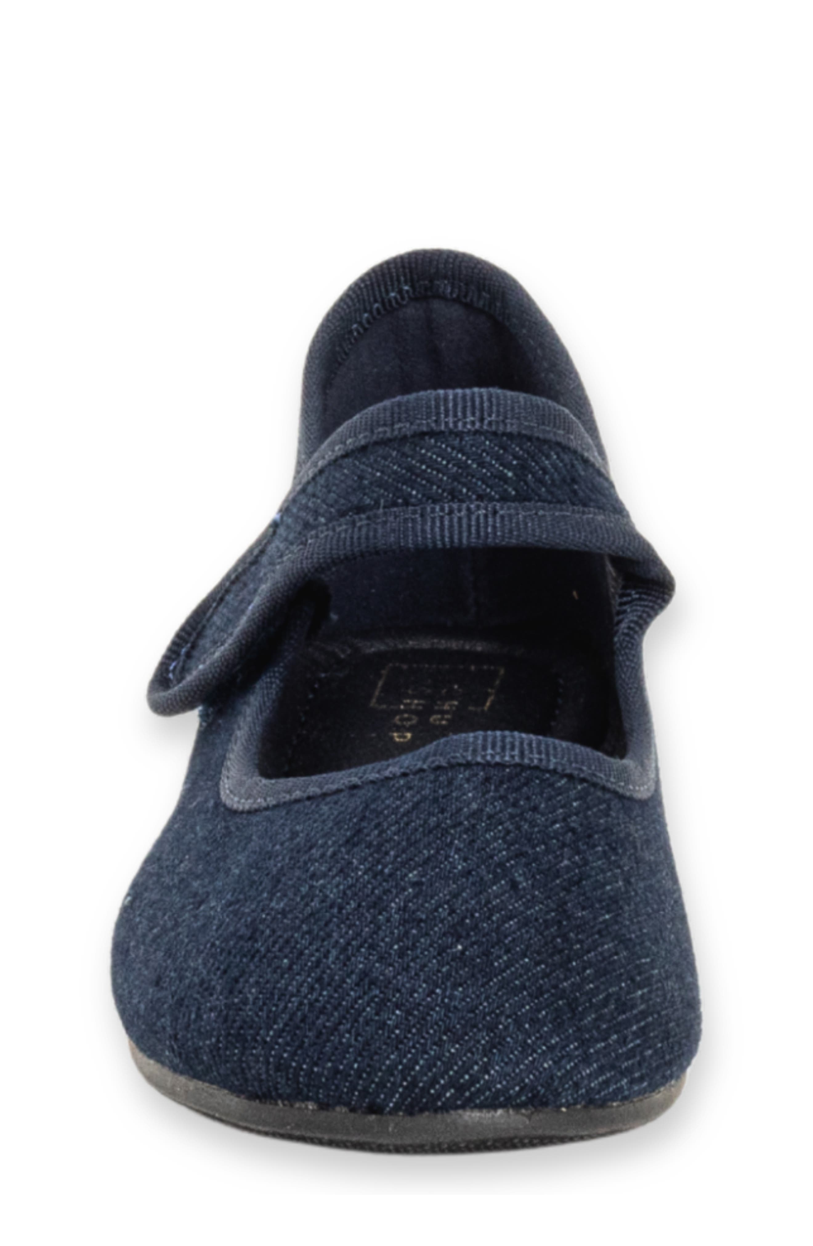 Kids' Arya Mini Metallic Mary Jane, Alternate, color, DARK DENIM