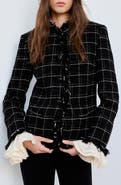 MANGO Audrey Tweed Blazer