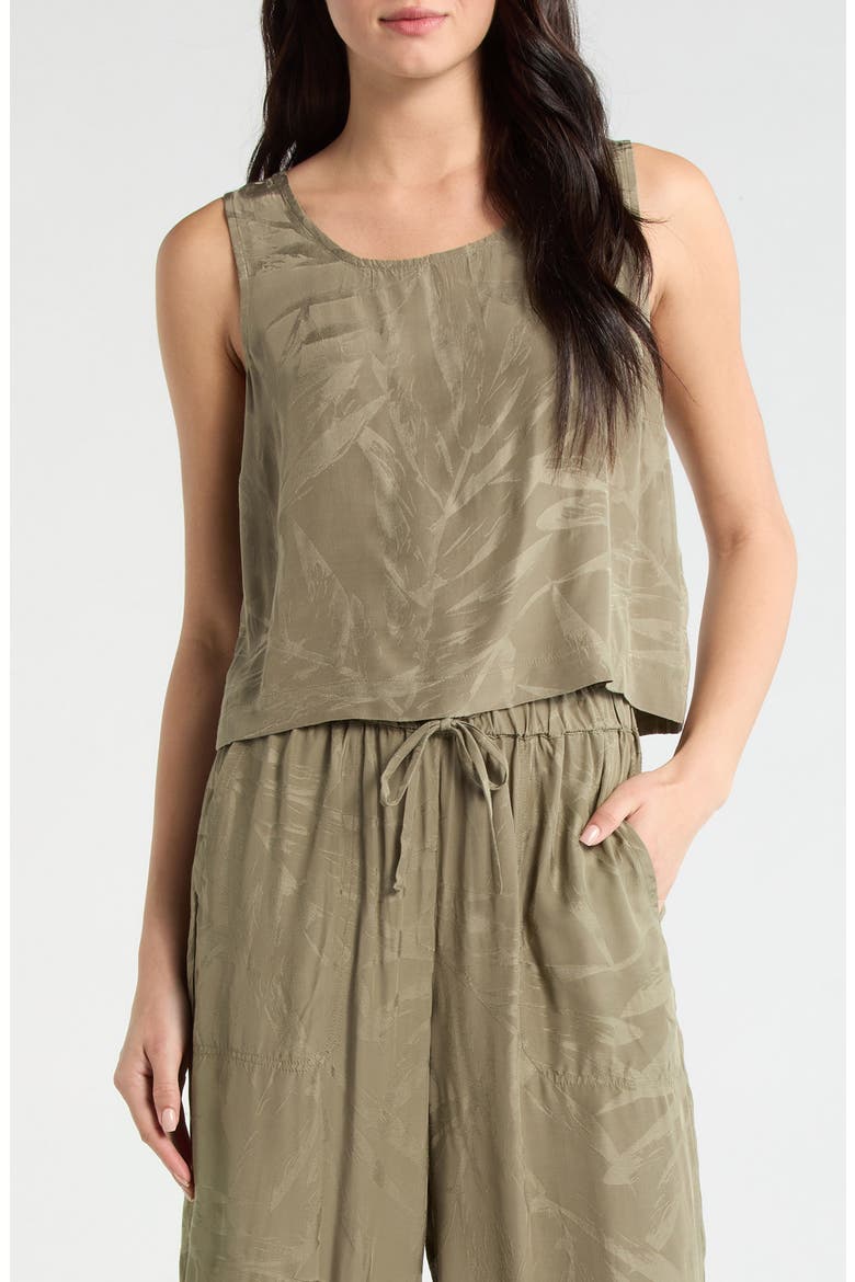 Maven Jacquard Crop Tank, Main, color, SOFT GREEN