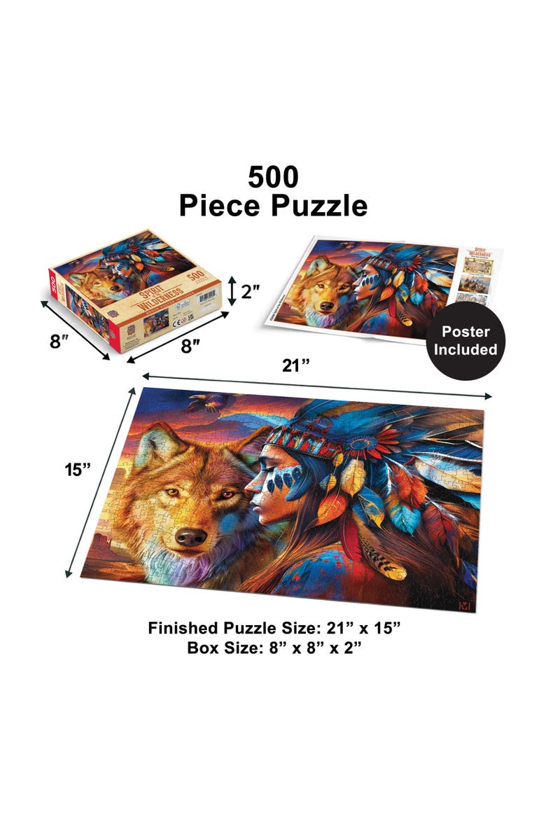 Spirit of the Wilderness 500pc Puzzle, Alternate, color, Multicolor