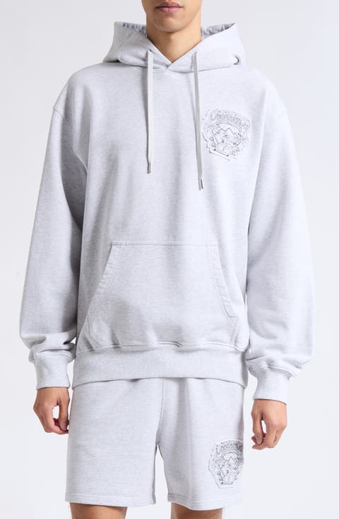 Classic Fit Eveil Ancestral Appliqué Organic Cotton Hoodie