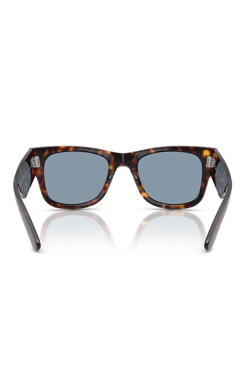 51mm Square Sunglasses, Alternate, color, HAVANA / BLUE