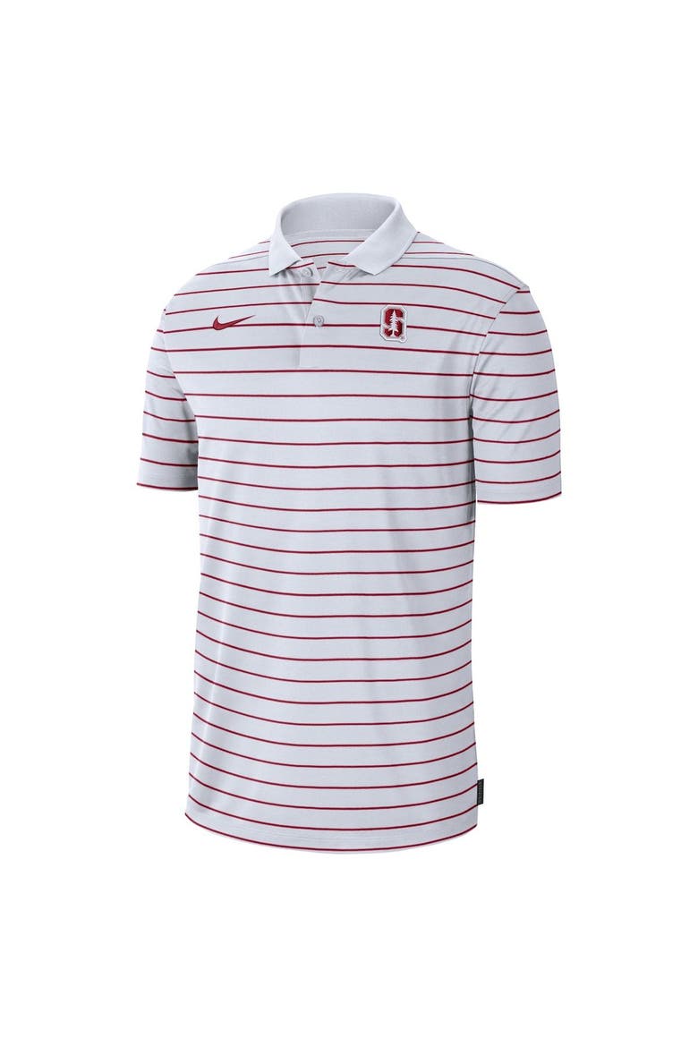 Men's Nike White Stanford Cardinal 2022 Early Season Coaches Performance Polo, Alternate, color, White