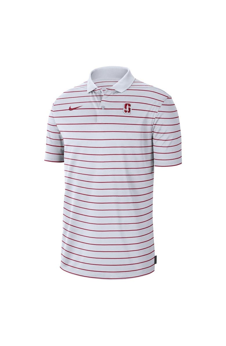 Nike Men's Nike White Stanford Cardinal 2022 Early Season Coaches Performance Polo, Alternate, color, 