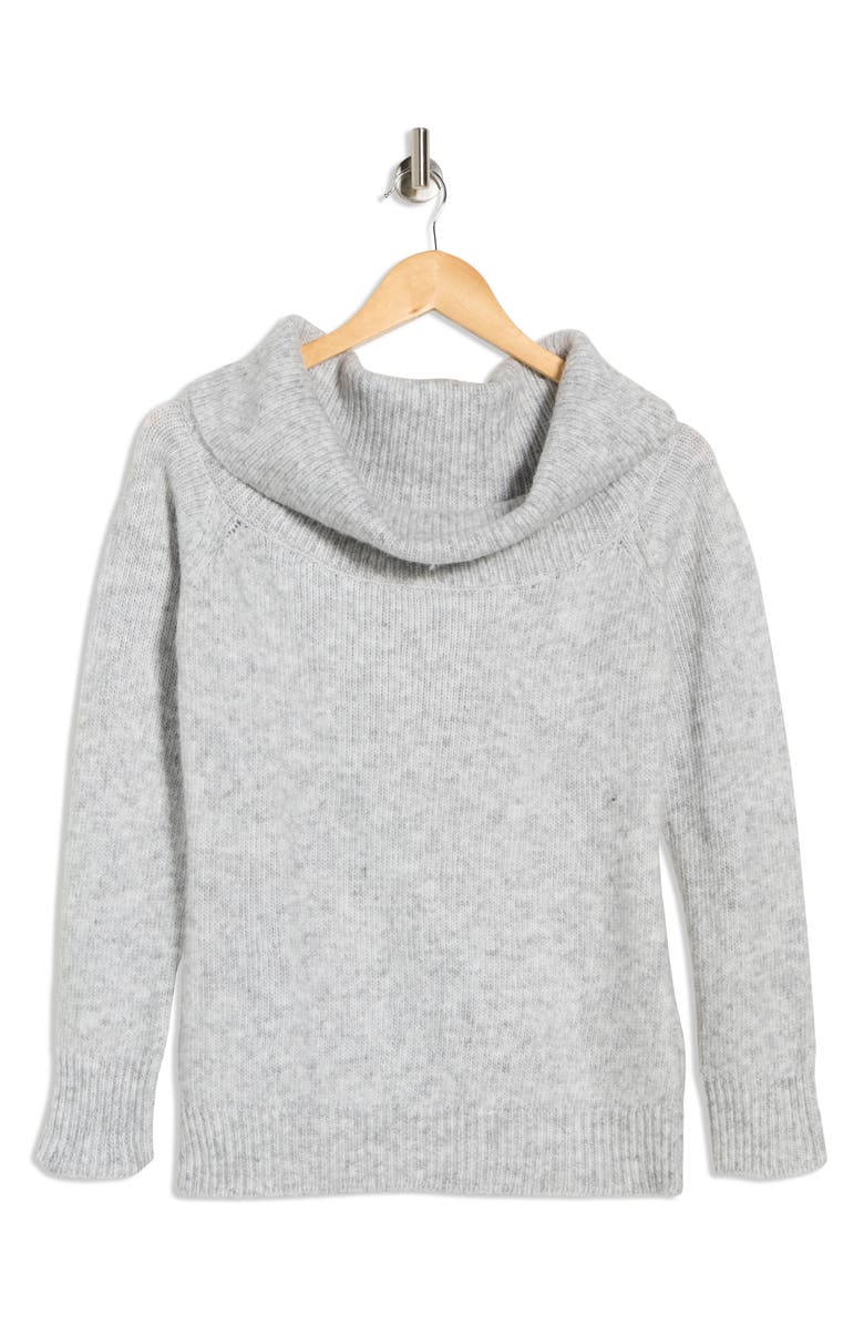 RDI Marylyn Off the Shoulder Sweater, Alternate, color, Grey Cloud