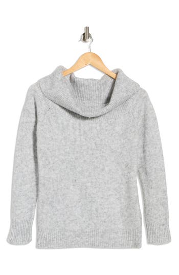 Rdi Marylyn Off The Shoulder Sweater In Gray