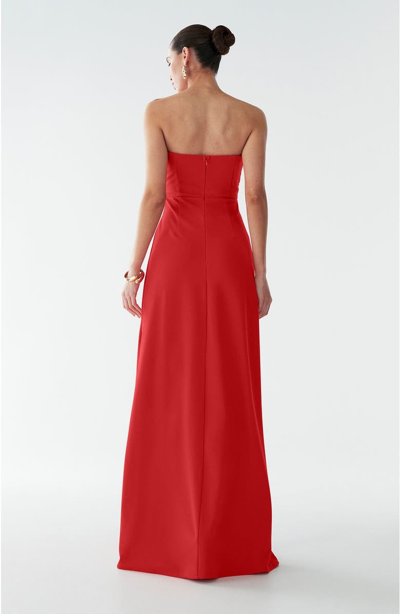 BWLDR Chase Maxi Dress, Alternate, color, Red