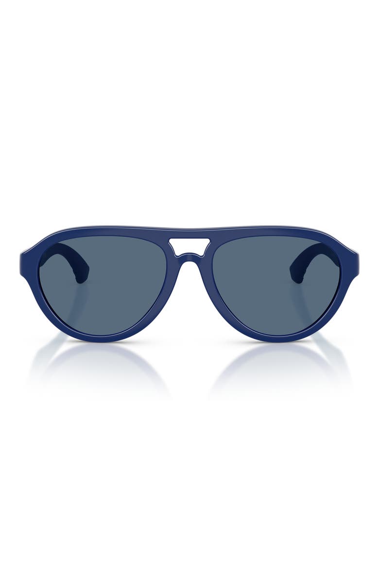 Kids' 51mm Pilot Sunglasses, Main, color, BLUE / DARK BLUE