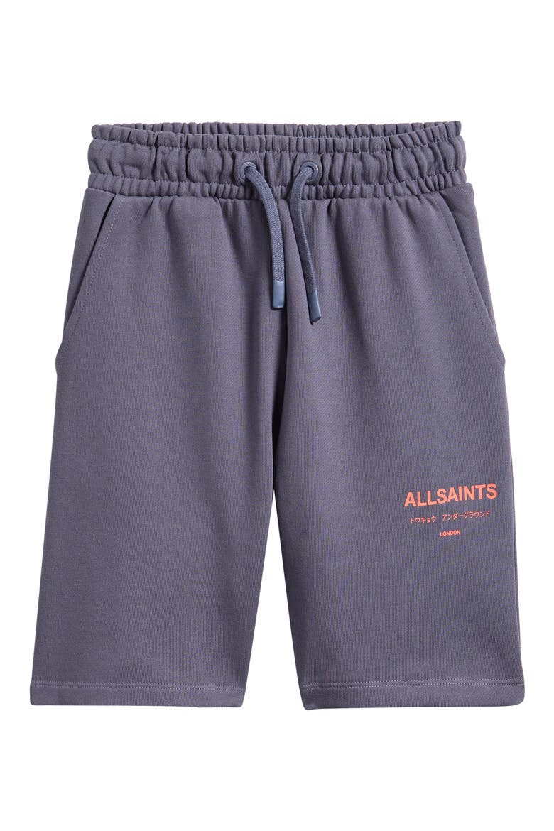 Kids' Underground Logo Sweat Shorts, Main, color, BLUE