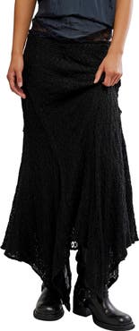 Free People Bella Lace Mermaid Skirt
