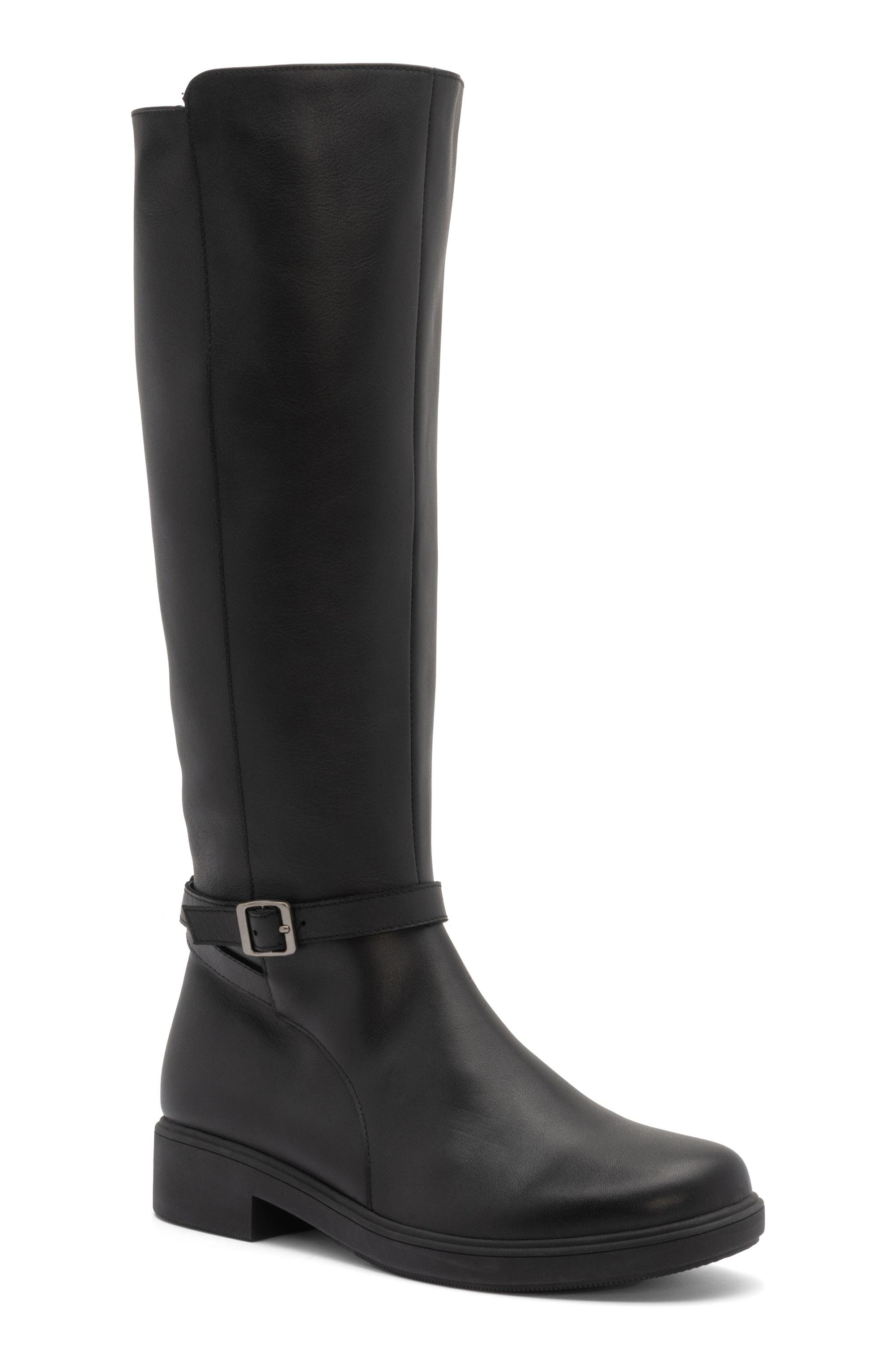 ABEO Compass Tall Boot, Main, color, Black - Metatarsal
