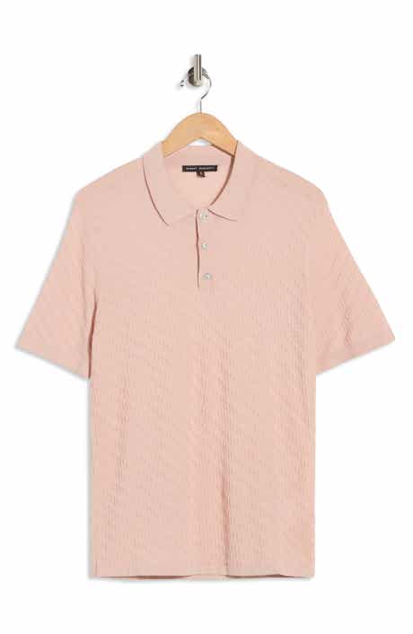 Robert Barakett Skelling Textured Polo Sweater
