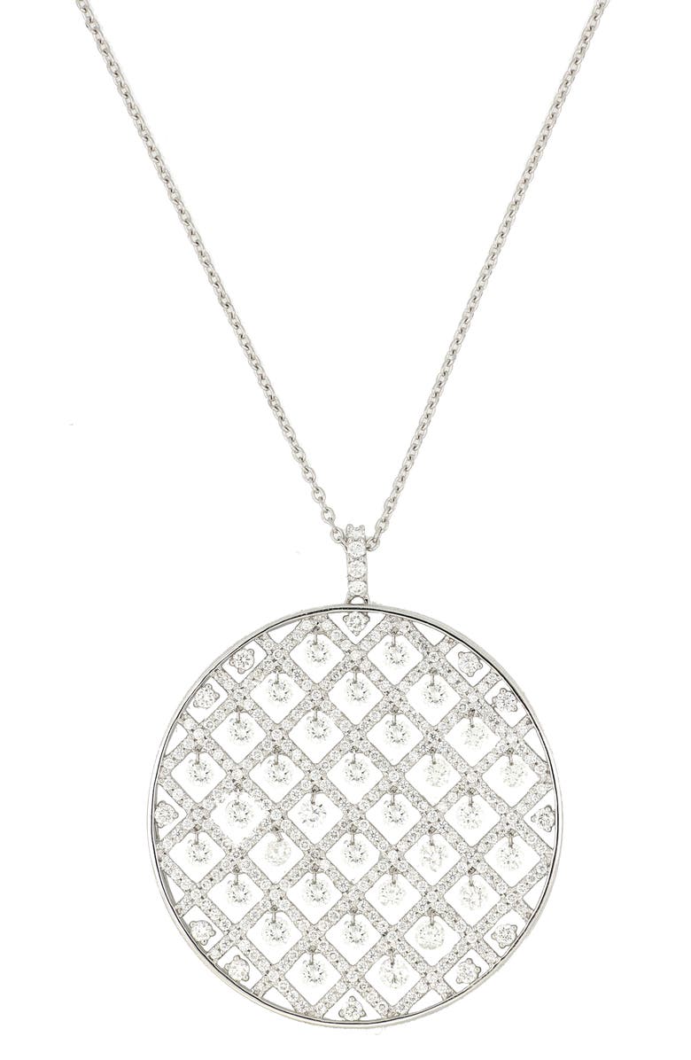 Bony Levy Audrey Diamond Pendant Necklace, Main, color, 18K White Gold