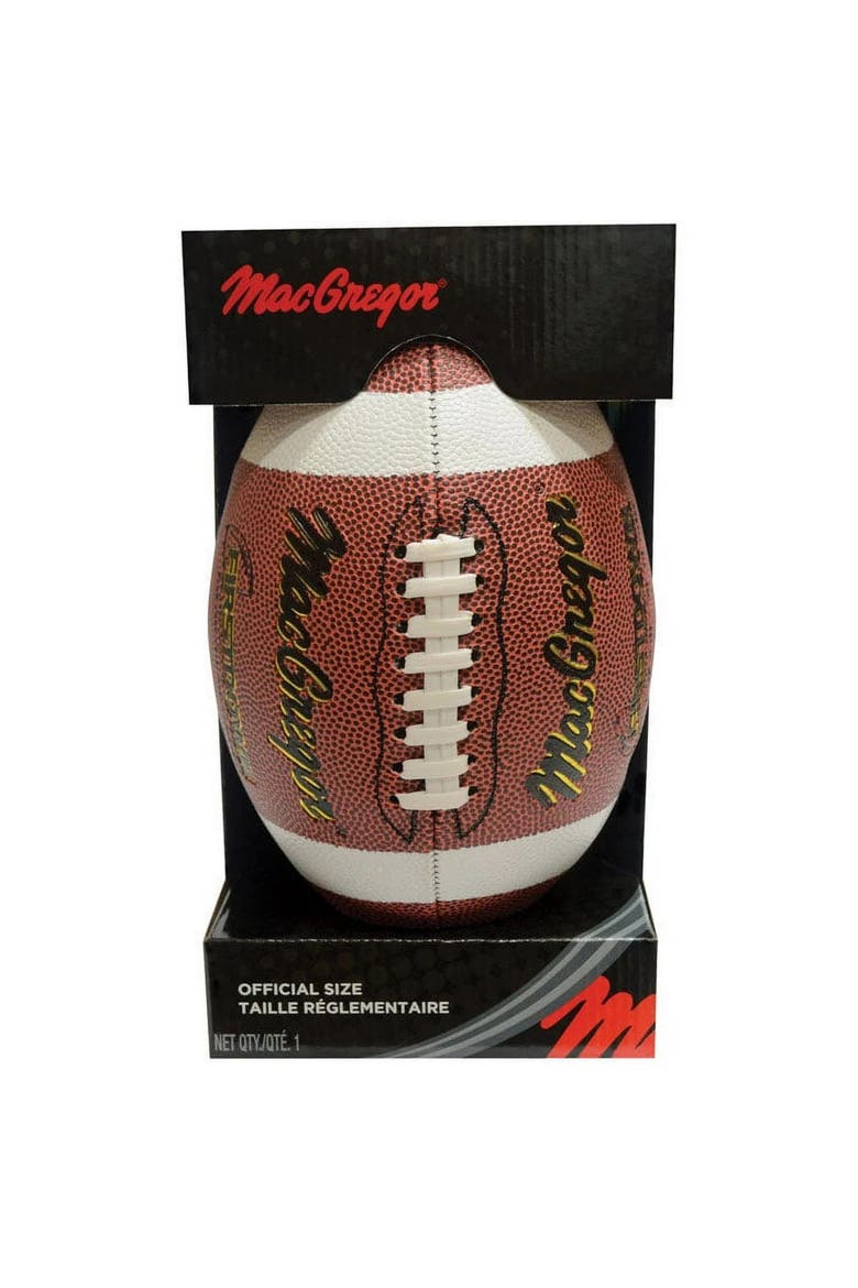 Macgregor Official Size Pvc Football Size 7, Alternate, color, Brown