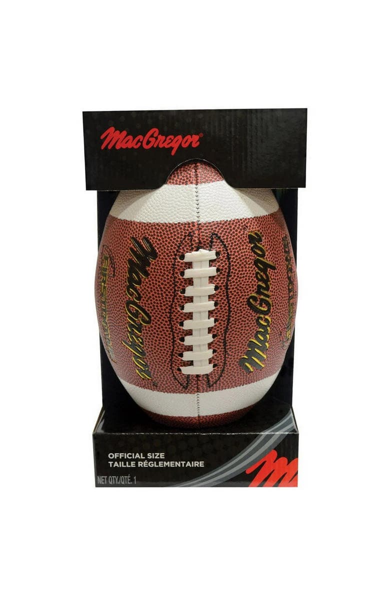 Hedstrom Macgregor Official Size Pvc Football Size 7, Alternate, color, Brown